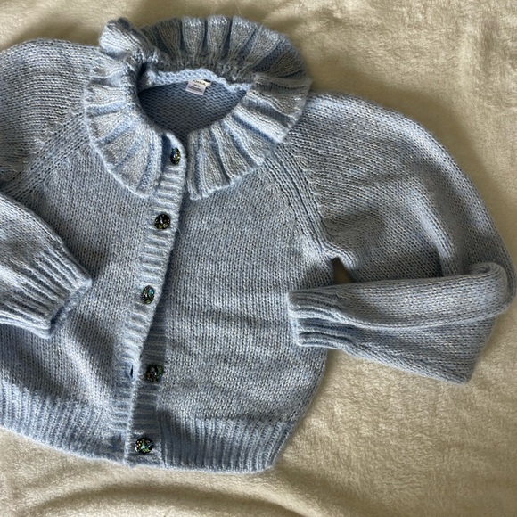 Kimchi Mirabell Sky Blue Cardigan - Picture 6 of 11